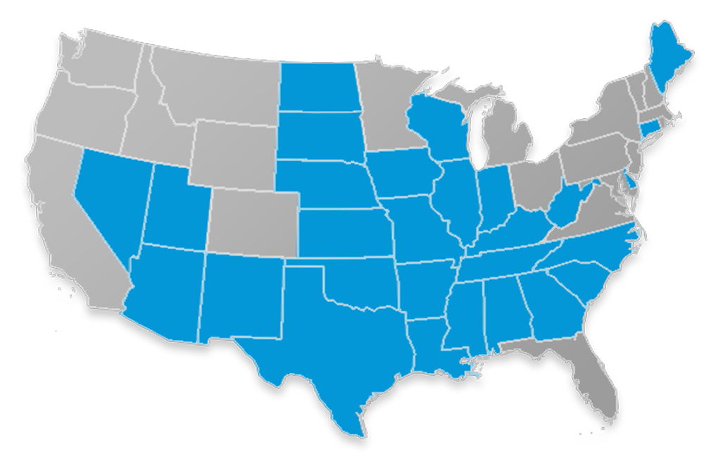 GTL Precision Cancer Care coverage map