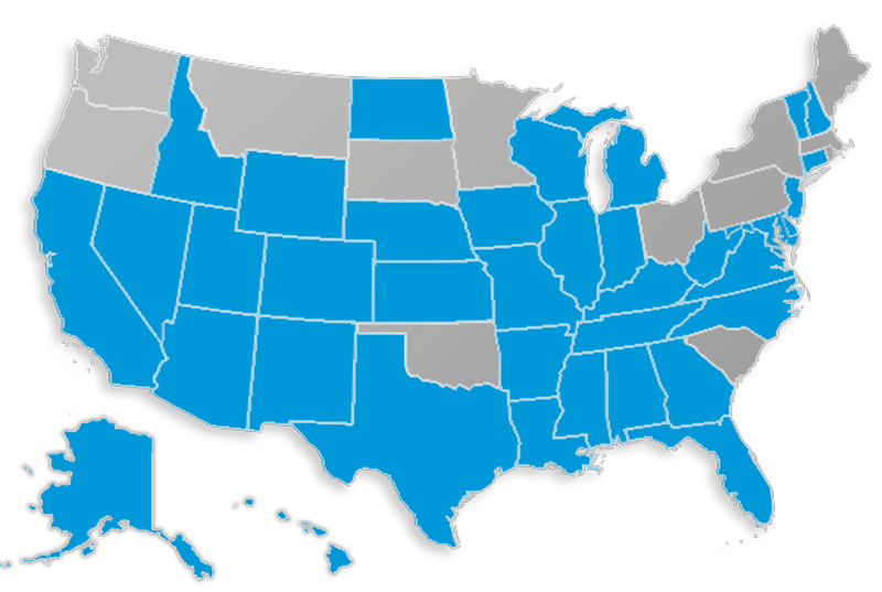 Assurant Final Expense state availability mapAssurant Final Expense state availability map