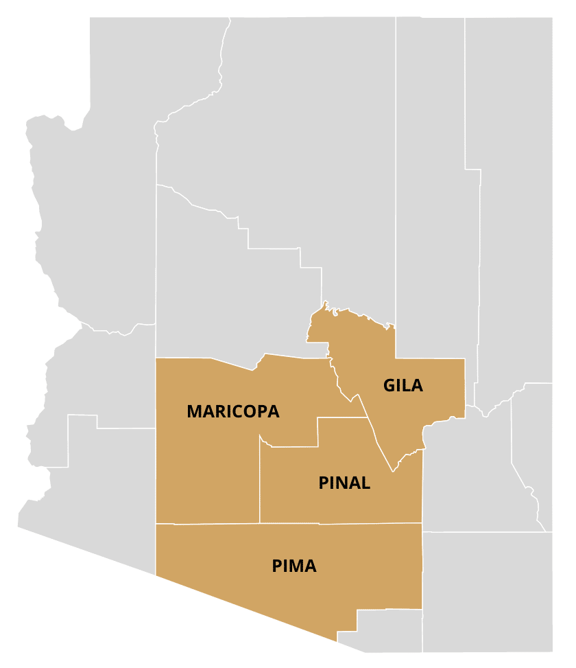 2024 MAPD Arizona Service Areas