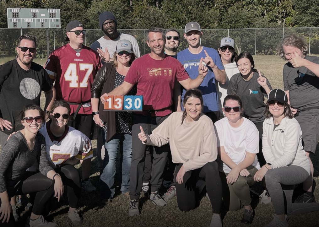 TMG Team playing Tag Football